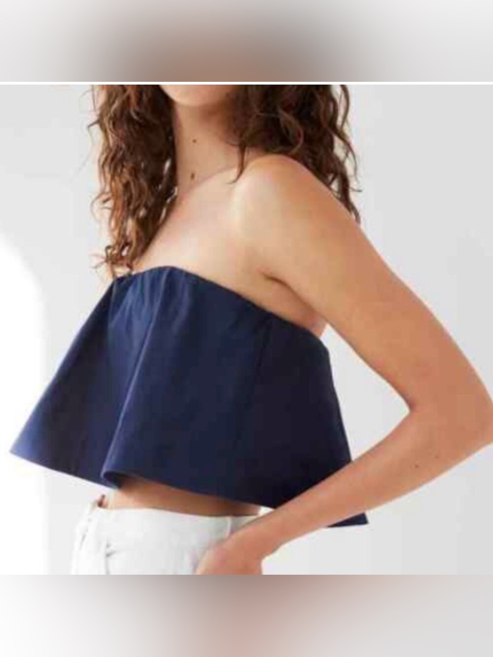 Wilfred Bonaventure Poplin Strapless Tube Top